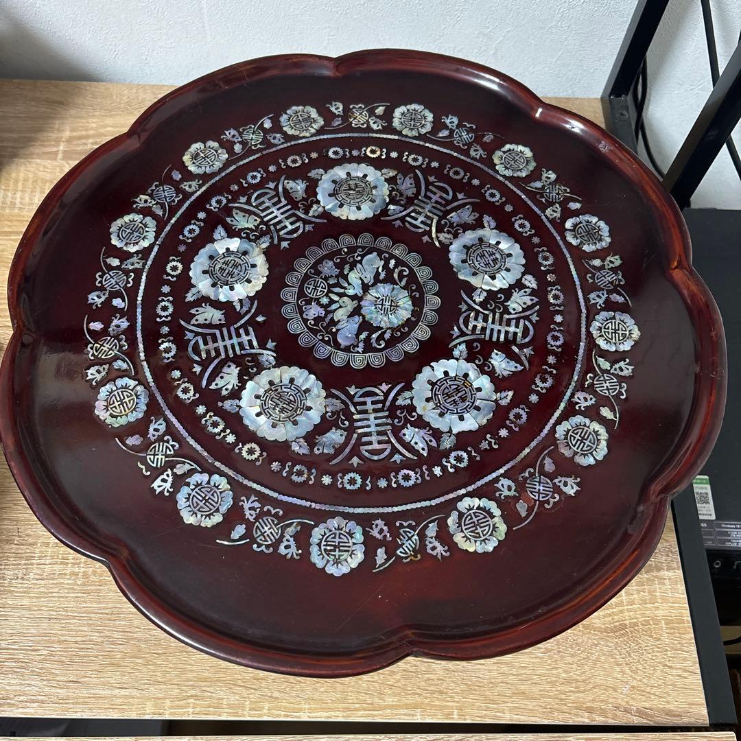 韓国伝統工芸 螺鈿細工　2点