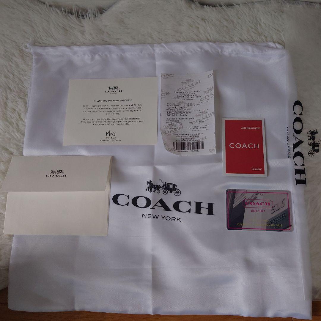 ✨COACH ✨新品ブラックトートショルダーストラップ付きバッグCAM66‼️