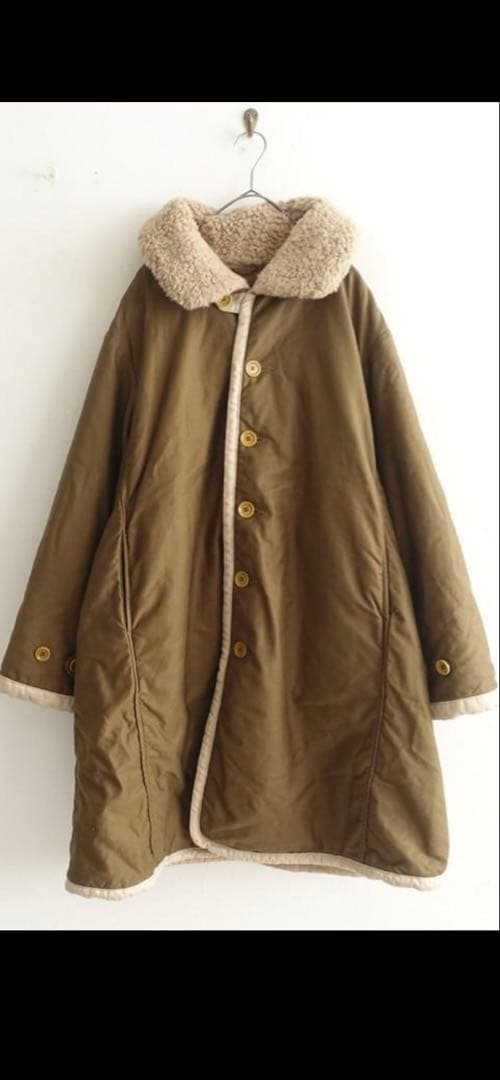 R45RPM サテン×ボア　908 リバーシブルコート