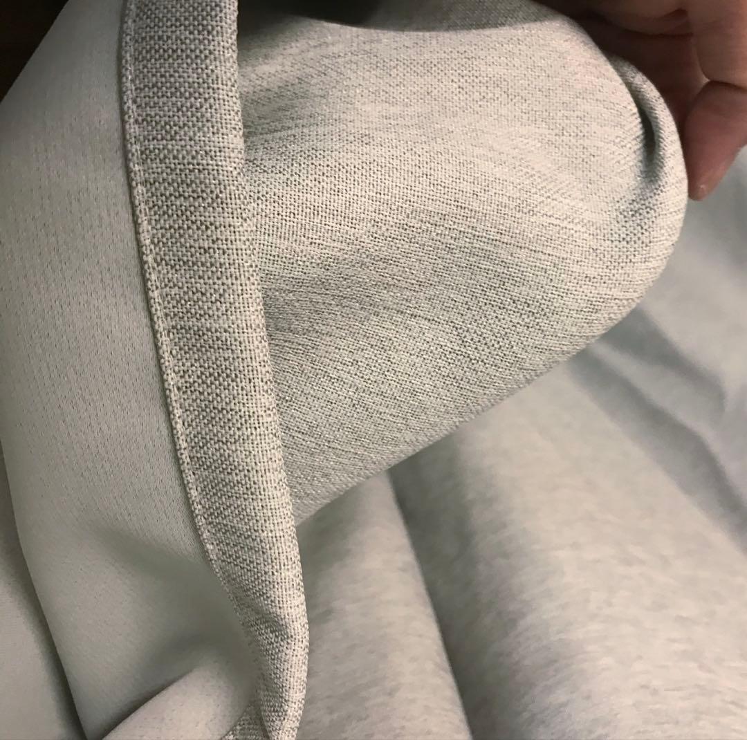 遮光カーテン　幅150cm×丈230cm2枚 ライトグレー