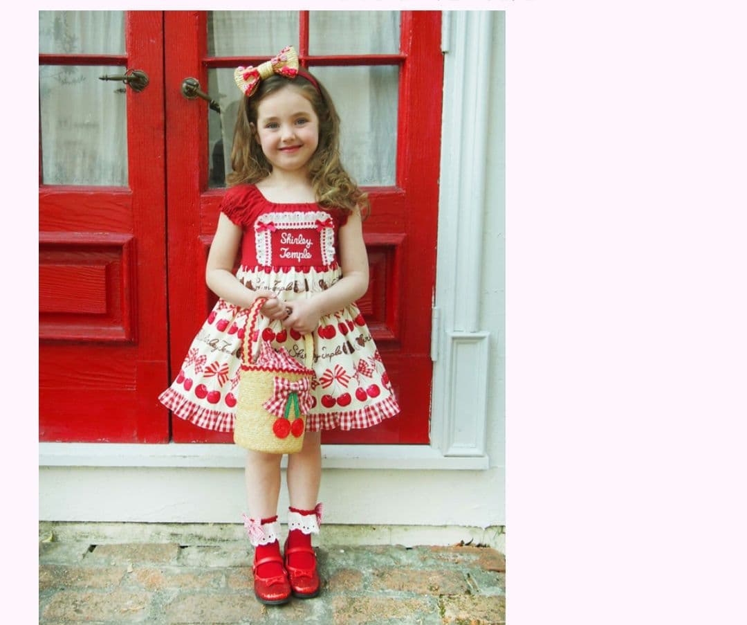 シャーリーテンプル　三越伊勢丹限定チェリーチョコワンピース