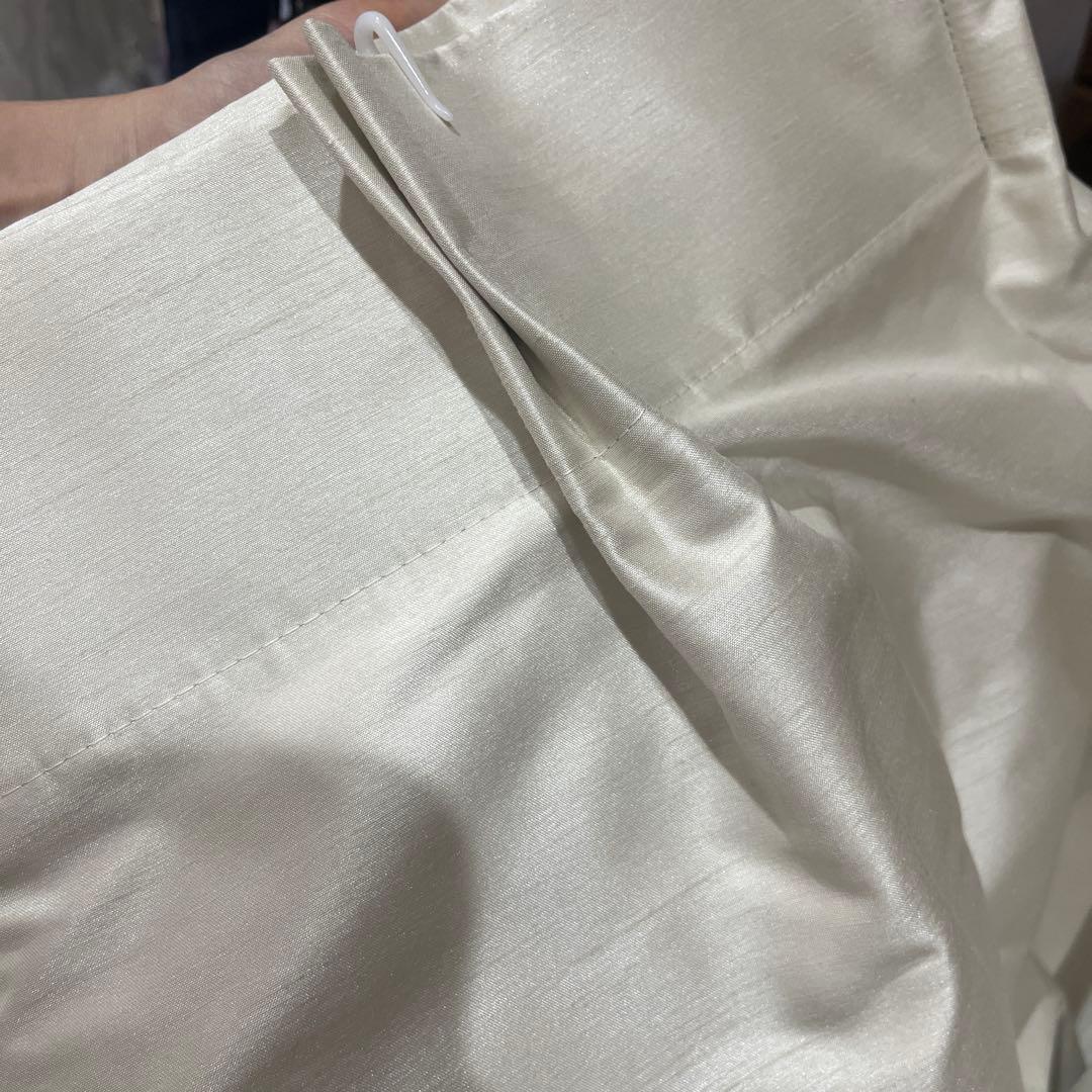 専用　　　ミルクカラー ラソワ オーダー ドレープカーテン 新品