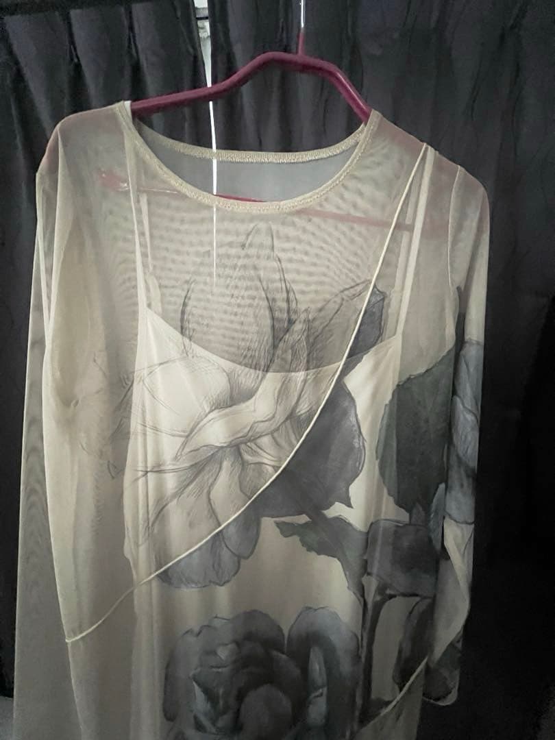 ワンピース AMERI und sketch flower skin dress