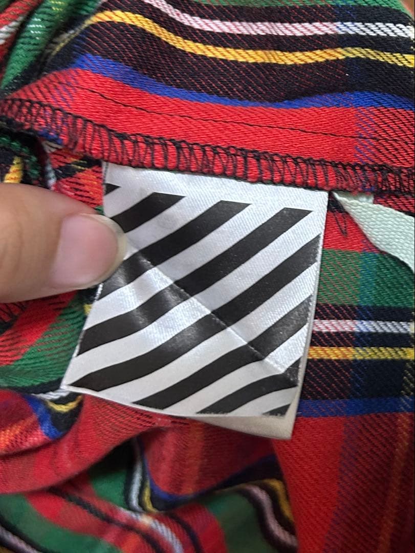off-White ⭐︎チェックシャツ