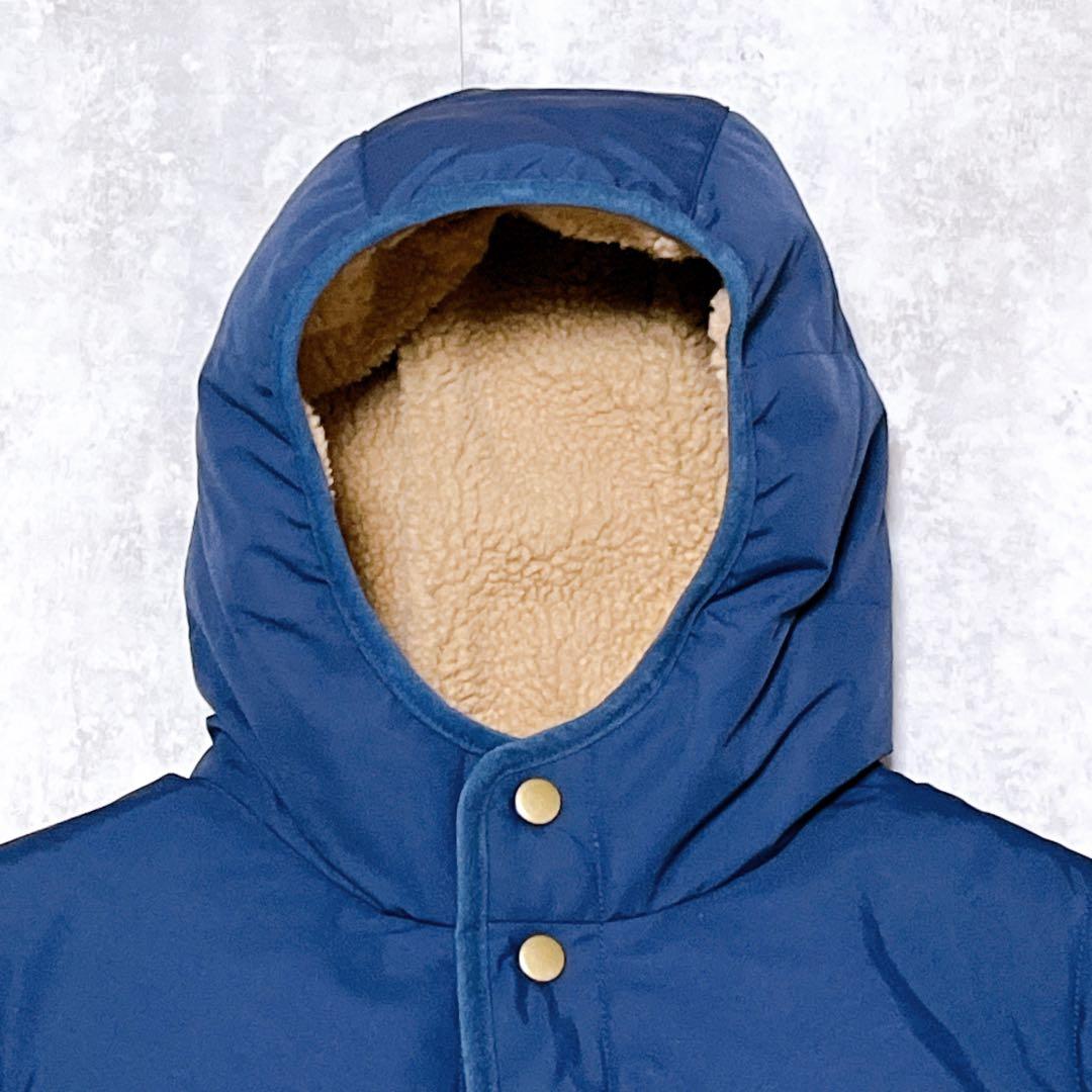 【patagonia パタゴニア】ダウンベスト リバーシブル ボア フード 美品