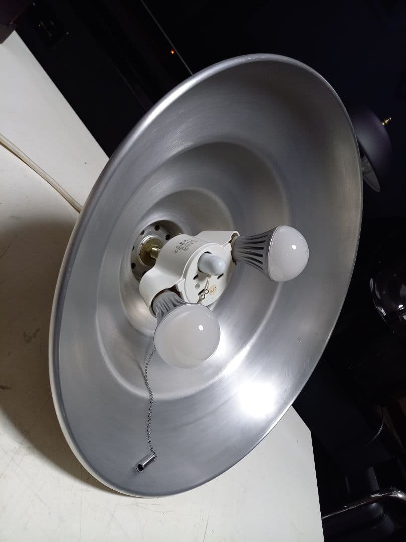 レア　アート　ワーク　スタジオ　スペースエイジ　アルミニウム　UFO型　ライト