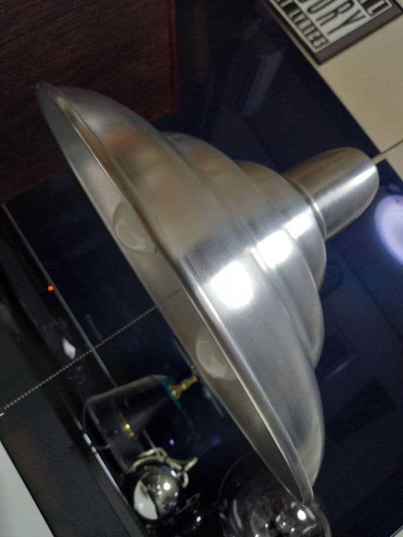 レア　アート　ワーク　スタジオ　スペースエイジ　アルミニウム　UFO型　ライト