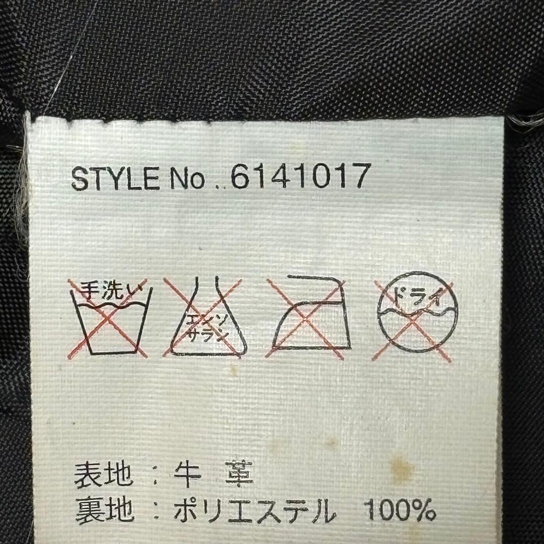 AVIREX　レザージャケット　シングルライダース　カウレザー