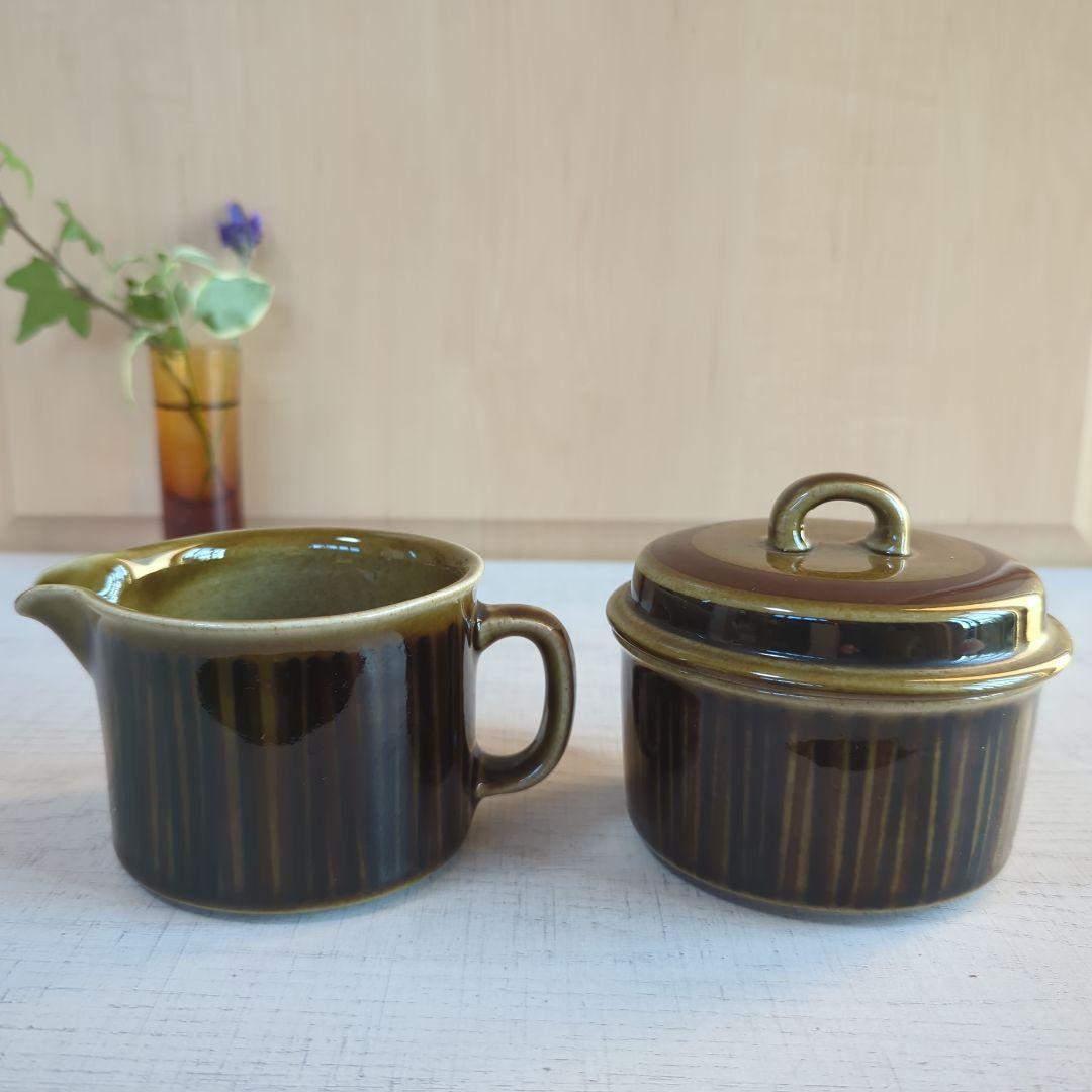 【美品】ARABIA　KOSMOS シュガーポット　クリーマー