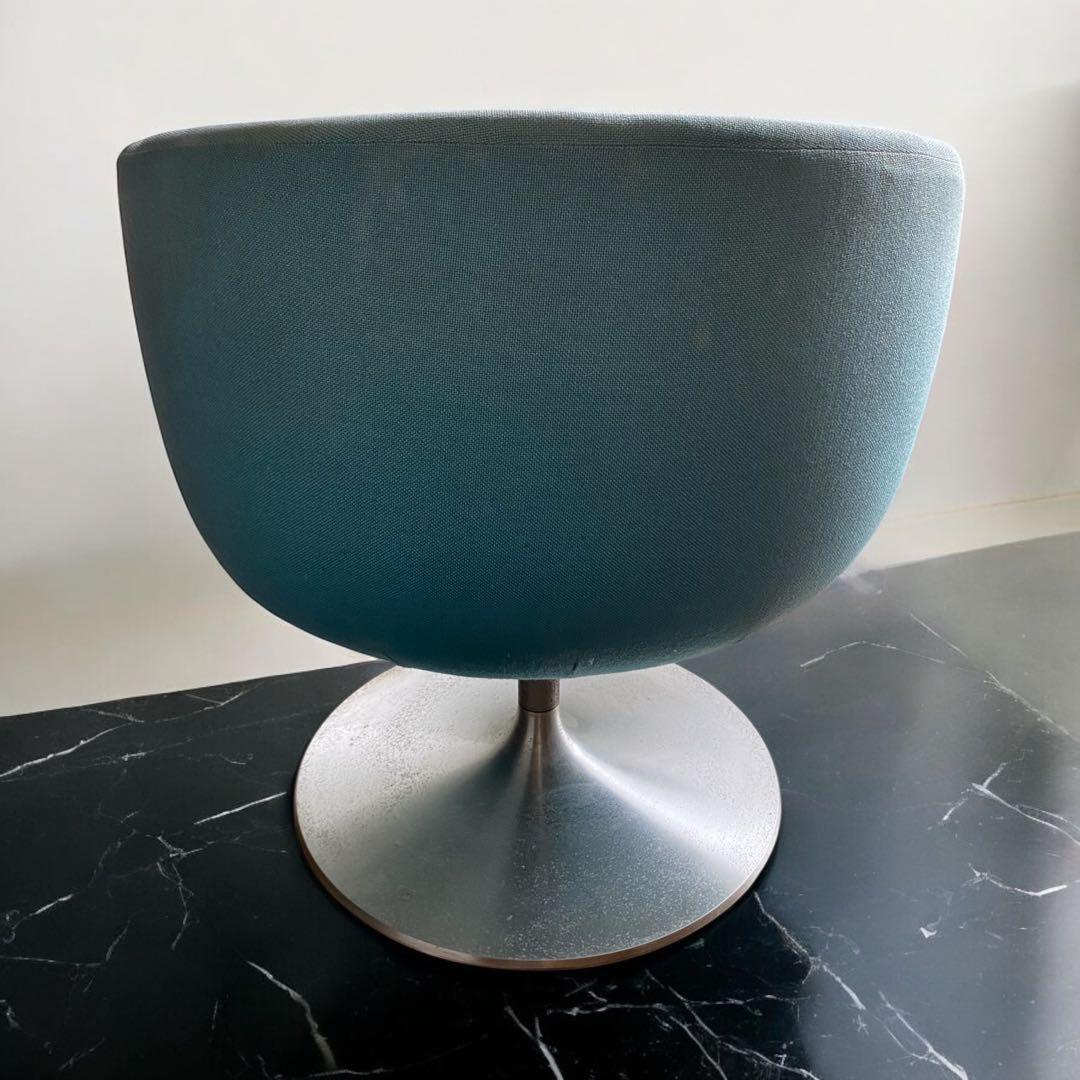 ミッドセンチュリー　昭和レトロ★イトーキのラウンジチェア②美しい曲線的なフォルム