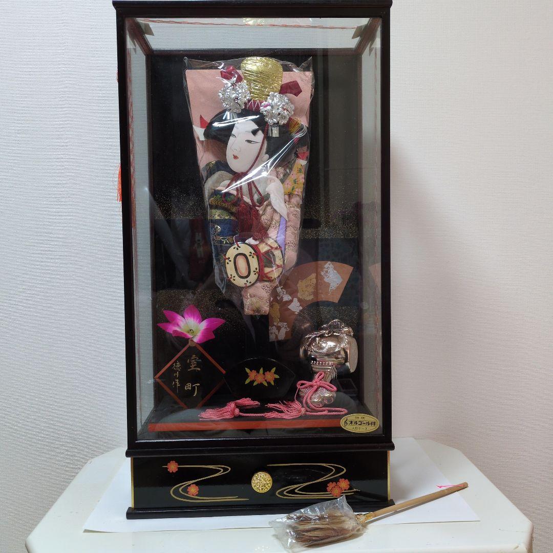 羽子板 ケース付き 徳川作