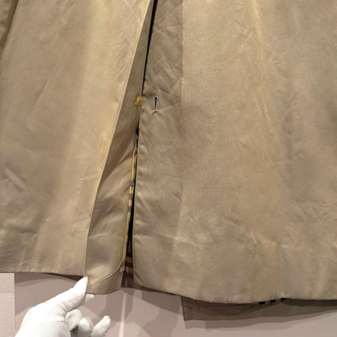 極美品‼️バーバリー トレンチコート ベルト付き コットン100％ XL 高品質