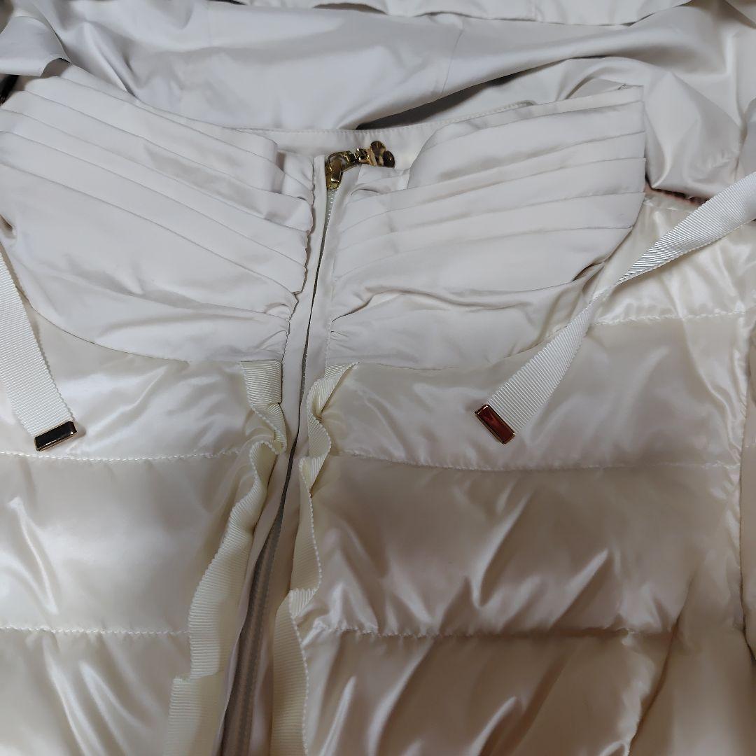 カタログ掲載❤️ホワイトダウンジャケット フード付き❤️未使用
