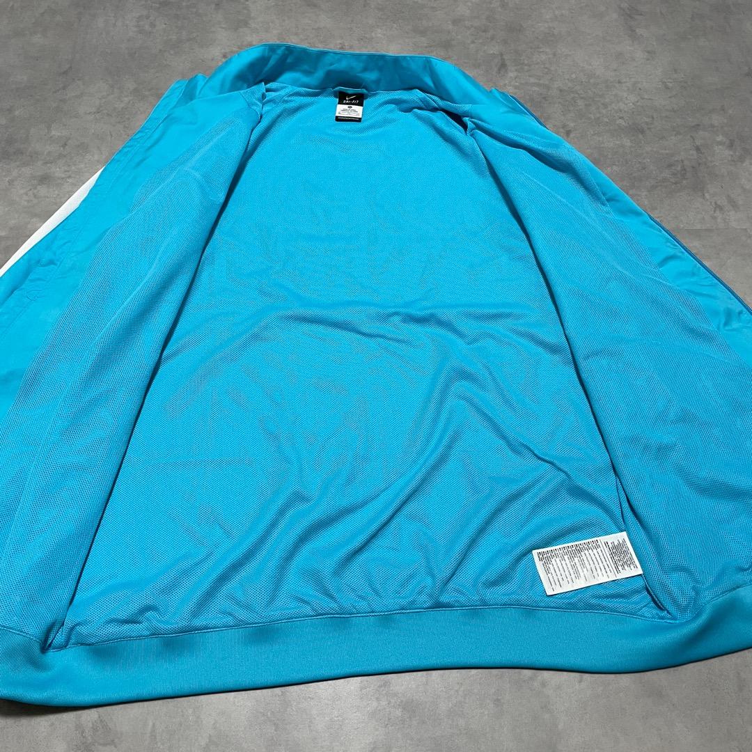 ナイキ マンチェスターシティ サッカー ジャケット 古着 青 XL 16136