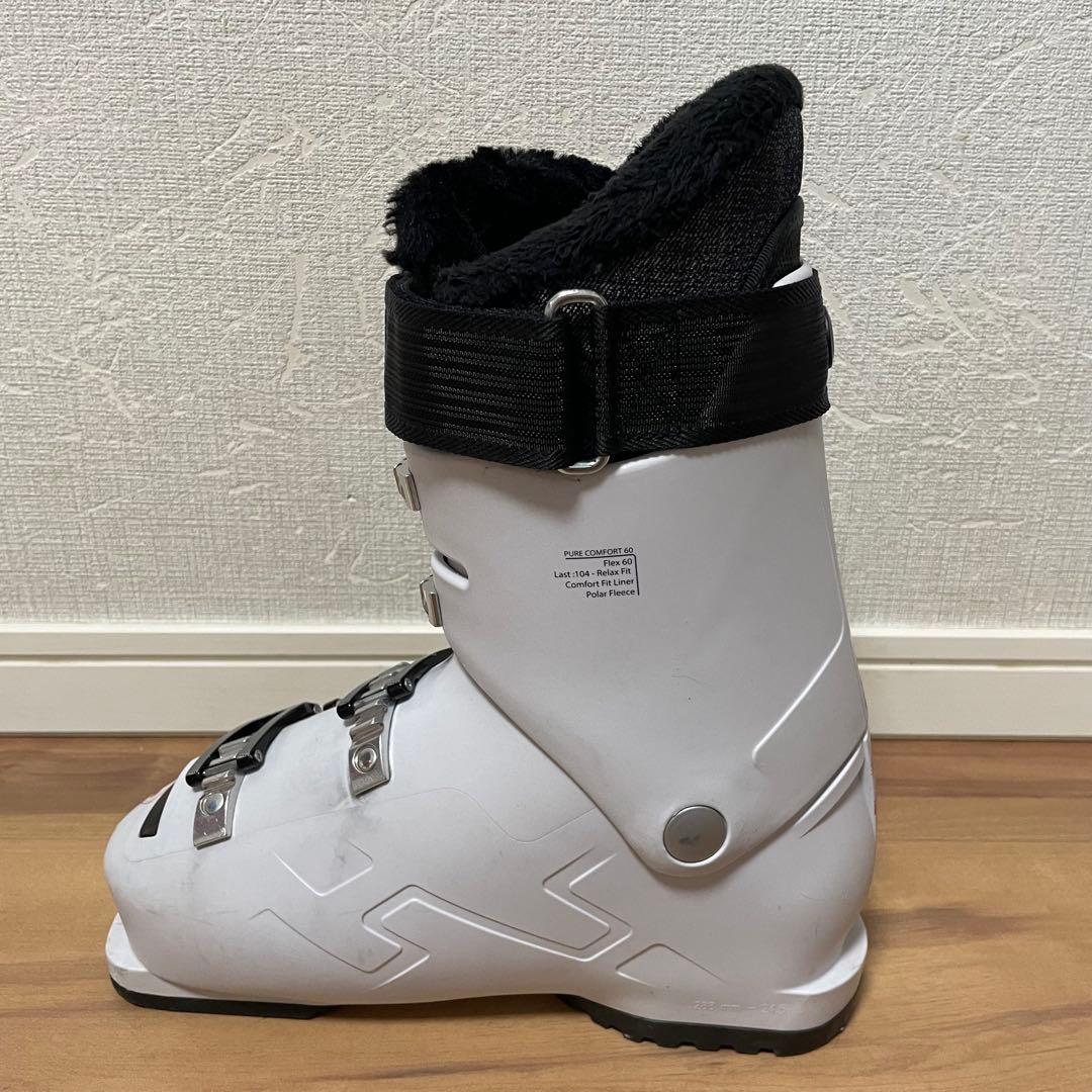 ATOMIC152cm ROSSIGNOL24.5cmストック付きスキーセット