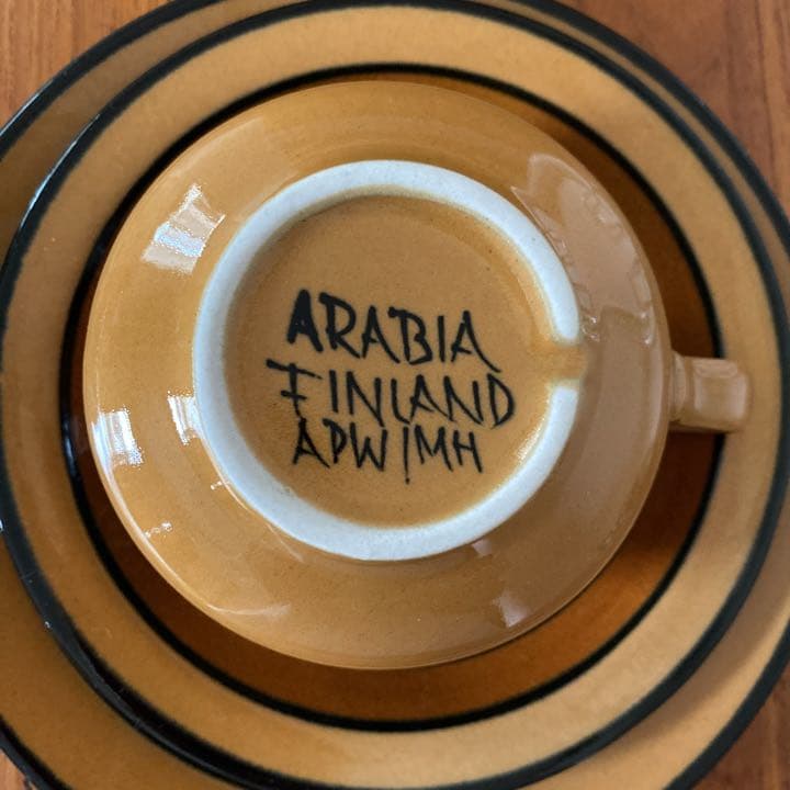 アラビア　ARABIA アトリエ　トリオセット