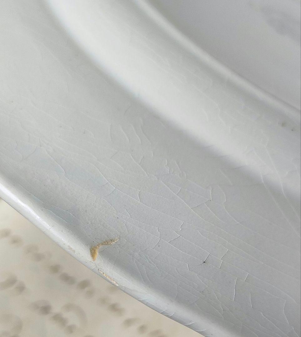 美品　19世紀　Bordeaux レリーフ　平皿　フランスアンティーク