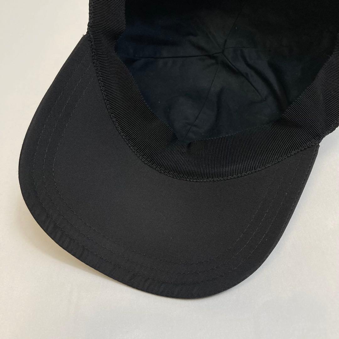 PRADAプラダ　ベースボールキャップ　ブラック　Re-Nylon 三角ロゴ　L