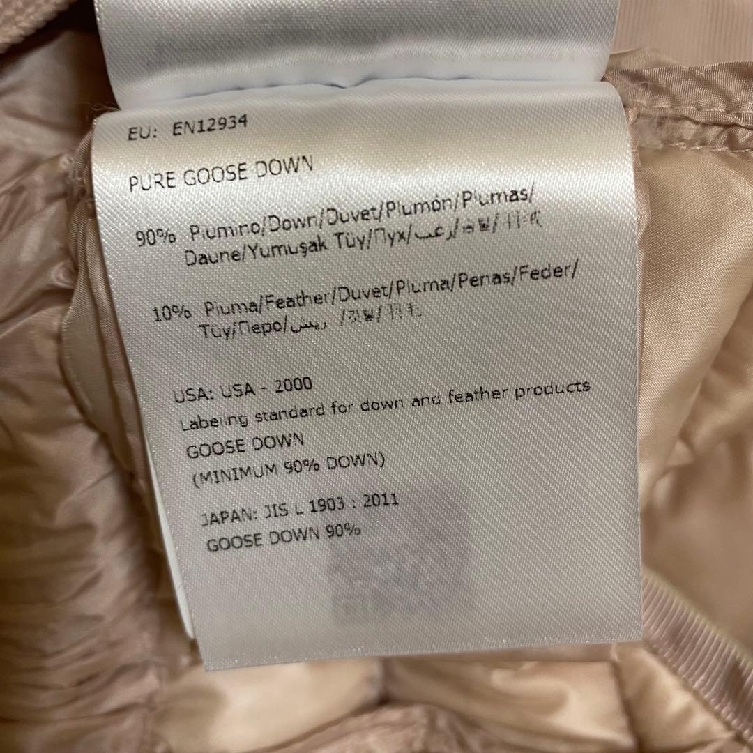 MONCLER モンクレール ダウンベスト レディース ライトピンク USED