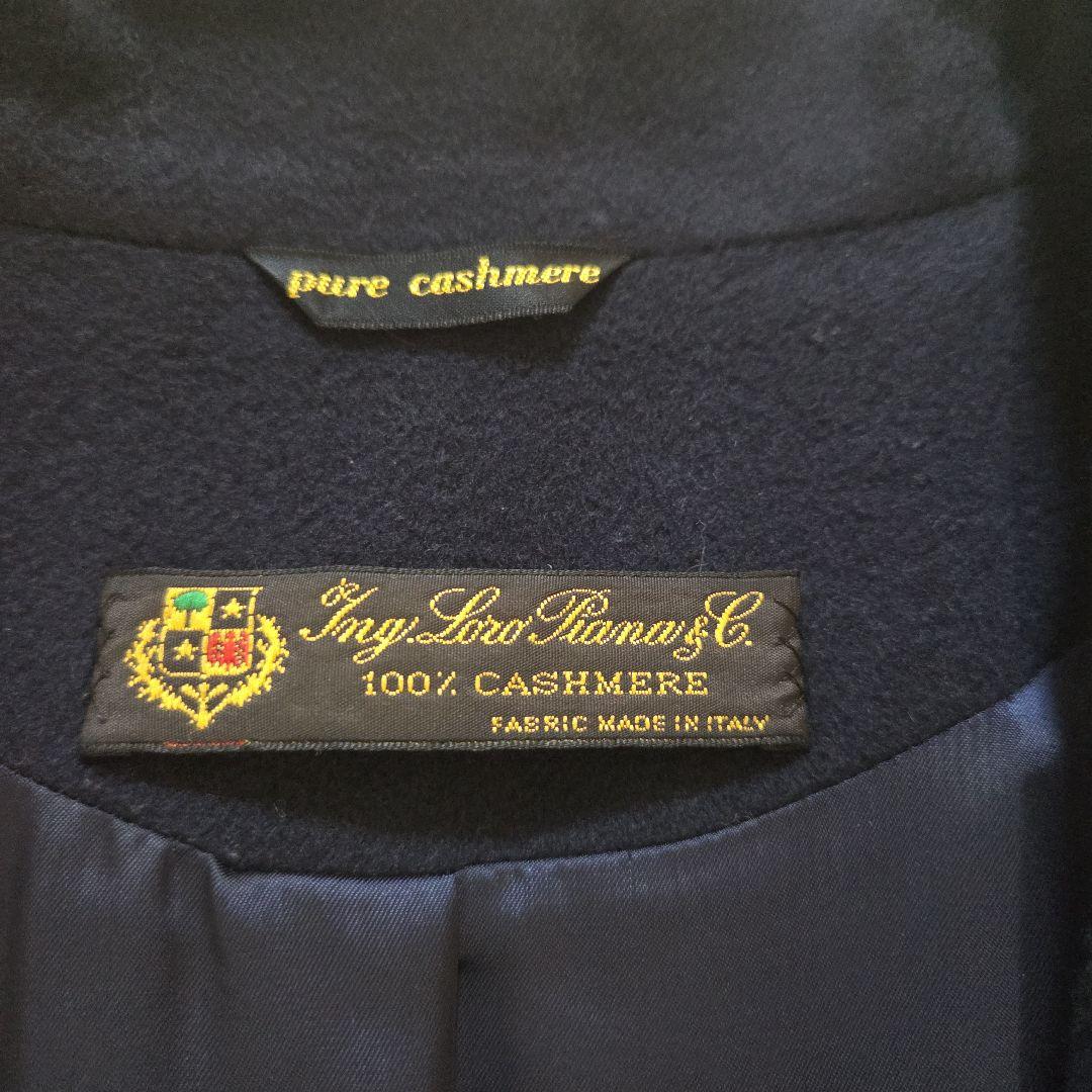 ロロピアーナ カシミア100% ロング チェスターコート イタリア製 レディース