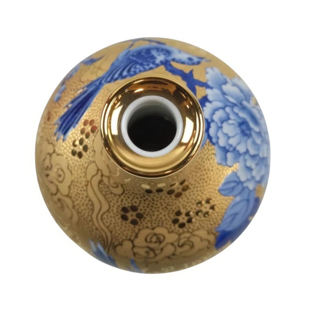 台華窯　青花シリーズ 花瓶　TAI-HWA POTTERY 保管品