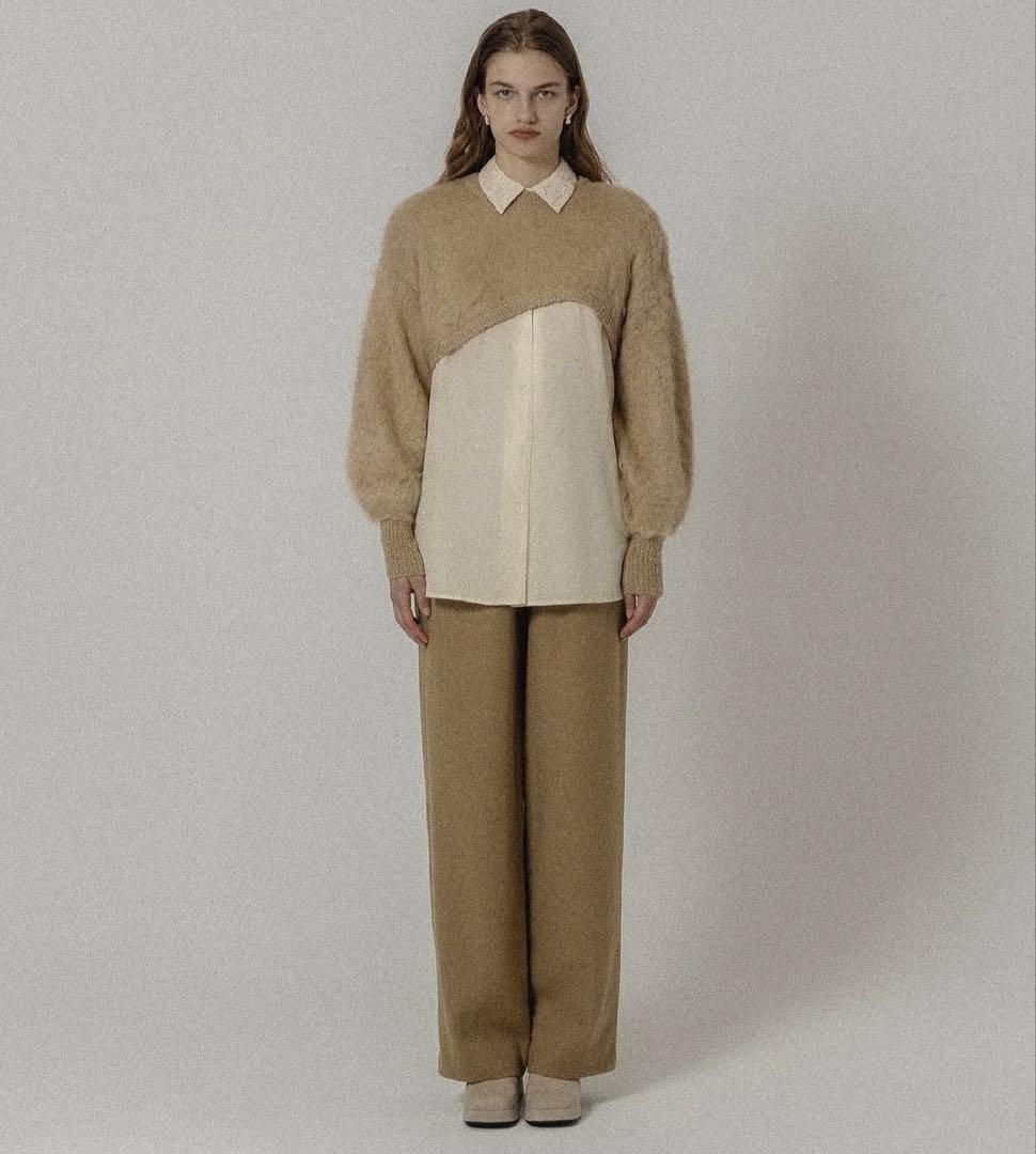 【Eaphi】FLUFFY WAVE KNIT