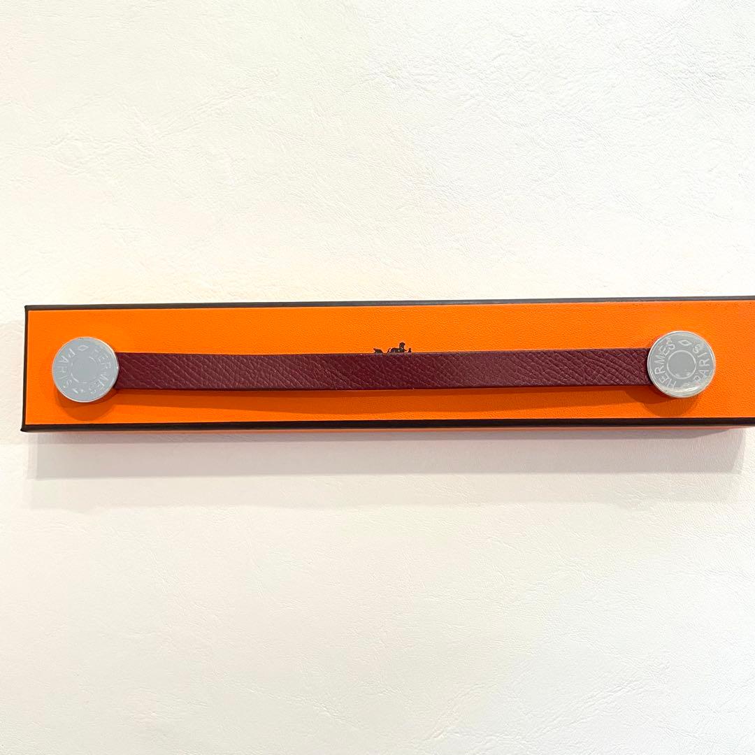 極美品　エルメス　グローブホルダー　セリエ　ブラウン　手袋　小物　レザー　革