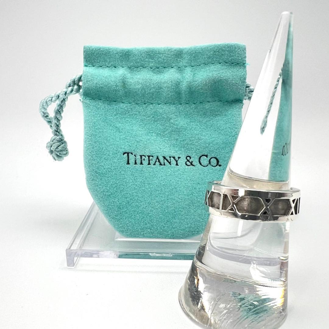 【美品】TIFFANY&Co. ティファニー アトラス リング 1995 平打ち