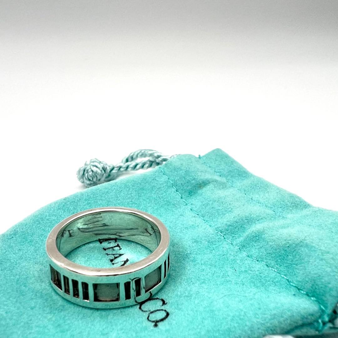 【美品】TIFFANY&Co. ティファニー アトラス リング 1995 平打ち