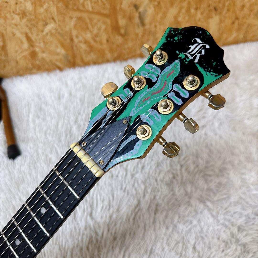 ミニモッキンバードタイプ ペイント ブランド不明 ミニギター 子供