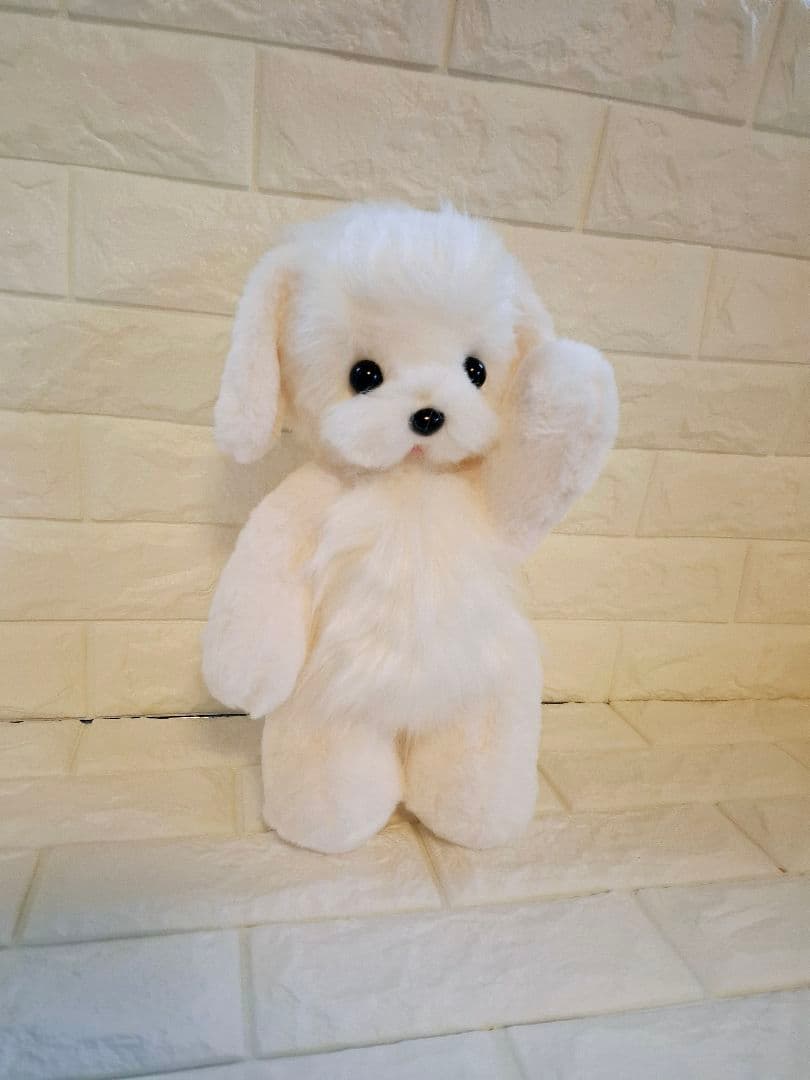20.ぬいぐるみ、犬、テディマルチーズ、ハンドメイド、オリジナル、特大、フワフワ