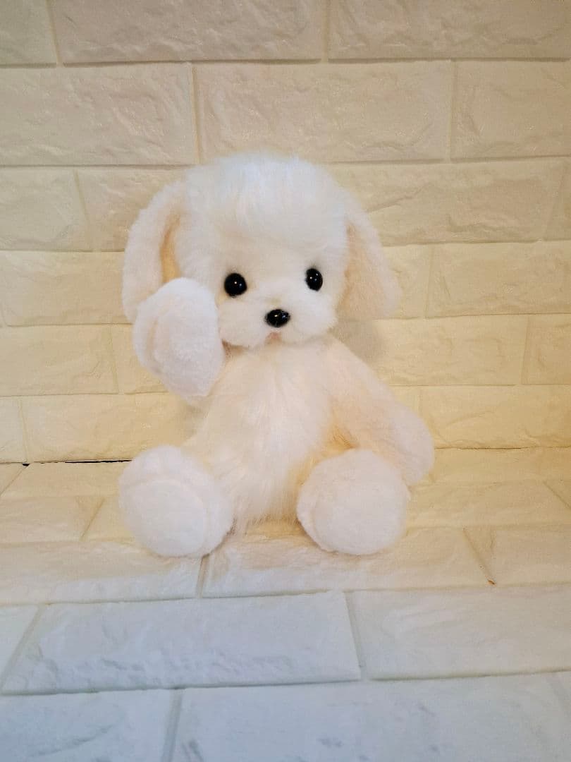 20.ぬいぐるみ、犬、テディマルチーズ、ハンドメイド、オリジナル、特大、フワフワ