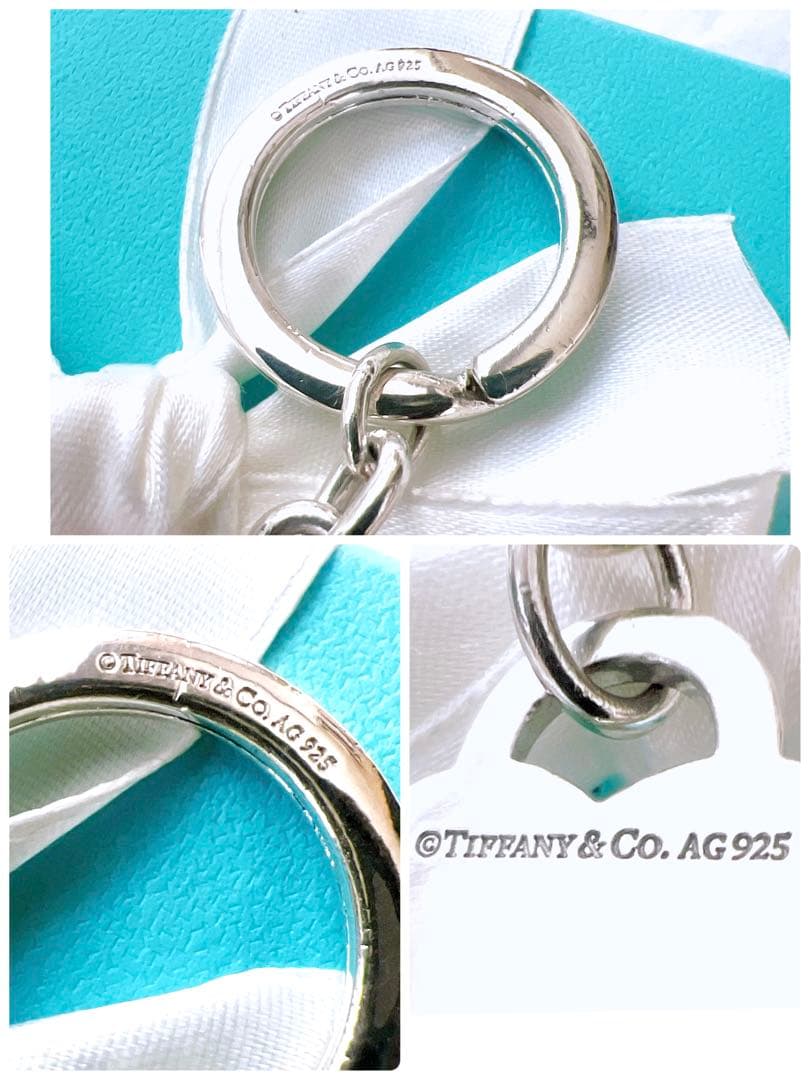 美品✨ティファニー キーホルダーリングリターントゥハートタグスプラッシュブルー