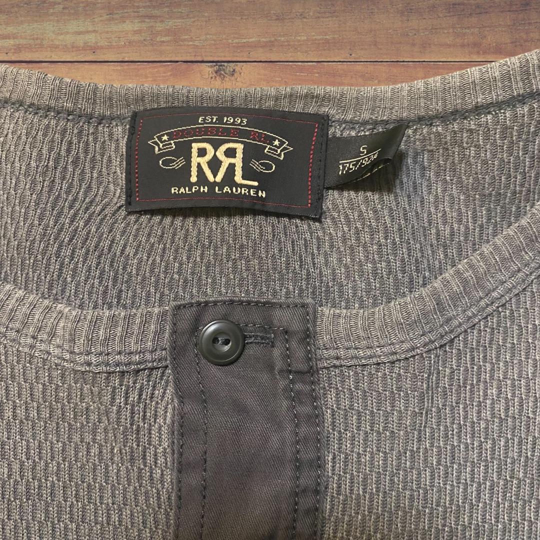 【希少】RRL Ralph Lauren ワッフル ニット サーマル ヘンリー