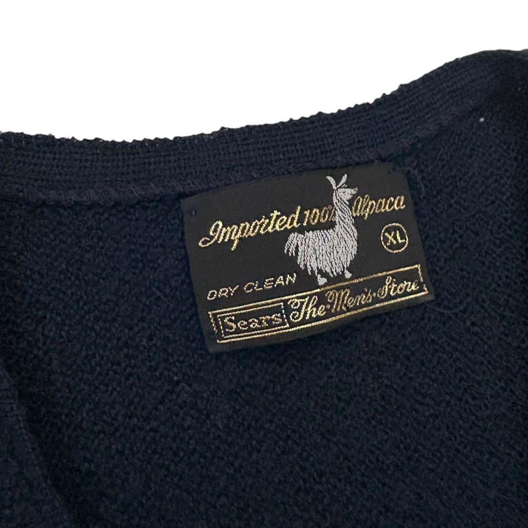 60’s USA製 Sears vintage アルパカニットカーディガン