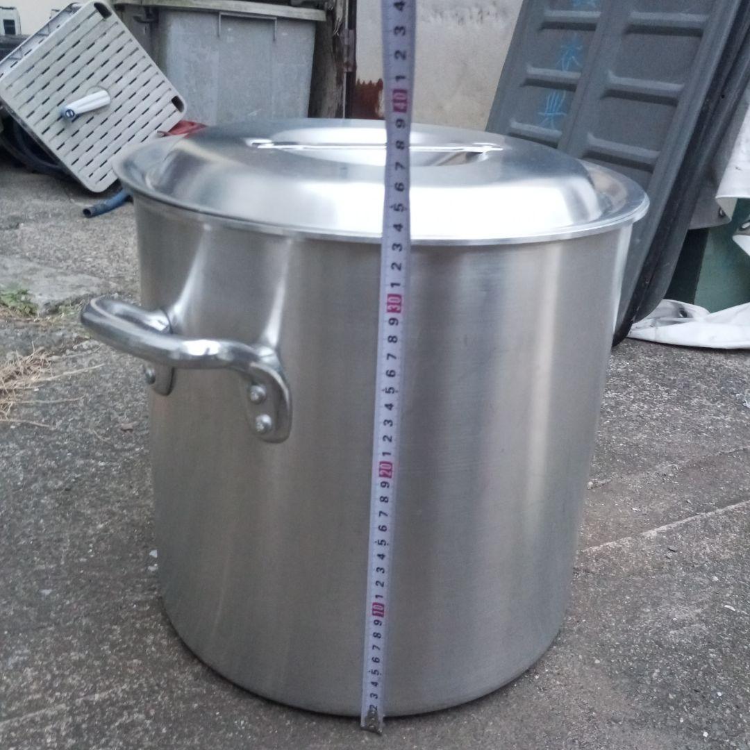 アルミ寸胴鍋 高さ33cm 直径33cm