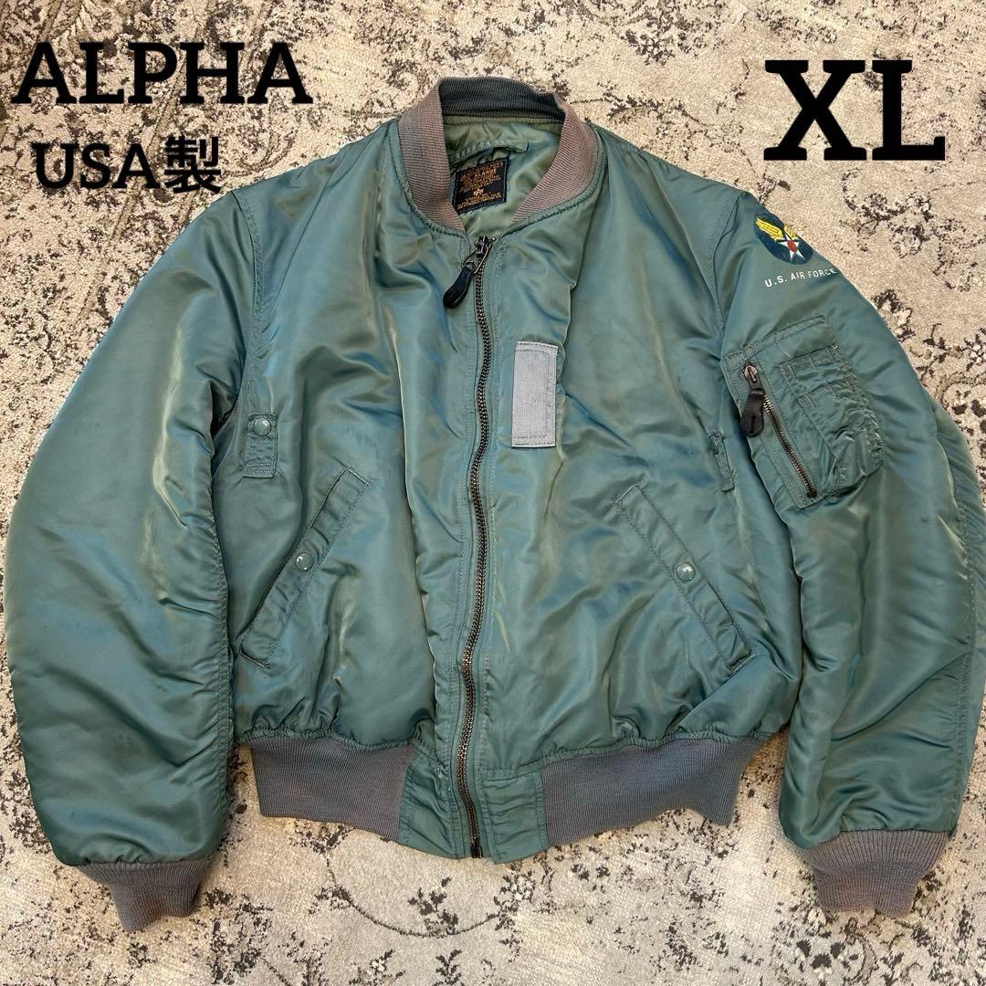 ALPHA アルファインダストリーズ　50s復刻　MA-1 XL USA製