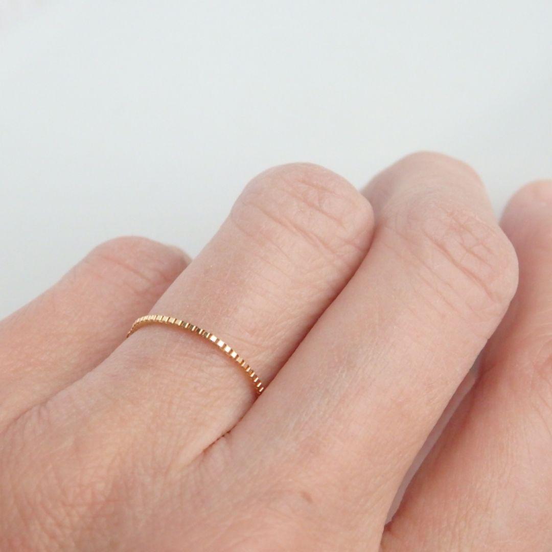 ぴっぴ　k18リング　チェーンリング　k10ブレスレット　スクリュー