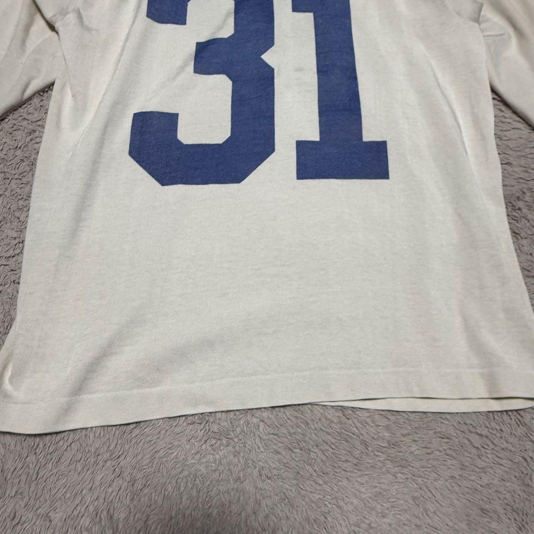 70s Champion rayon football両面染み込み　ナンバリング