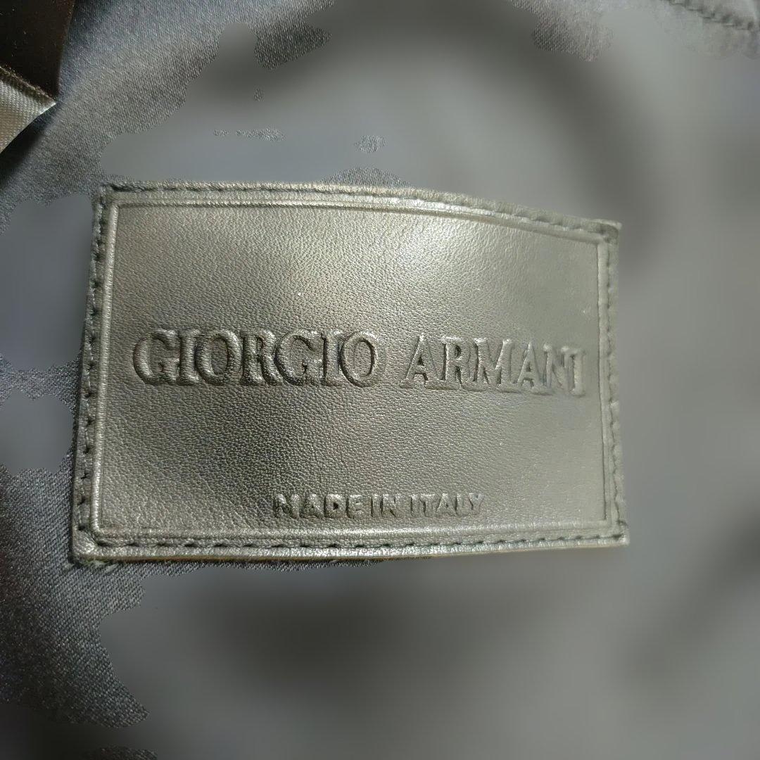Giorgio Armani ネイビー ダブルブレストカシミヤコート　Мサイズ