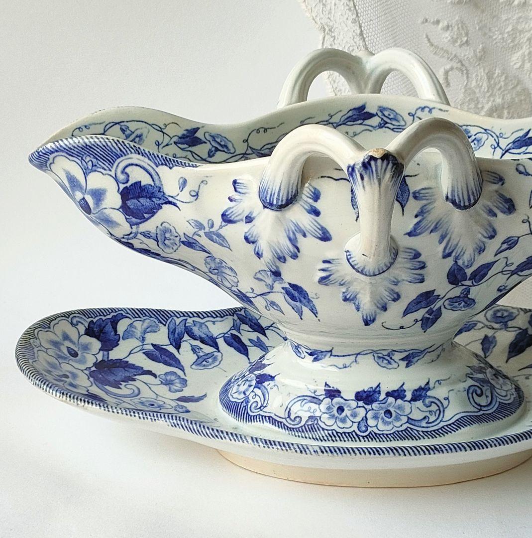 希少　クレイユモントロー　FLORA　ソーシエール　フランスアンティーク