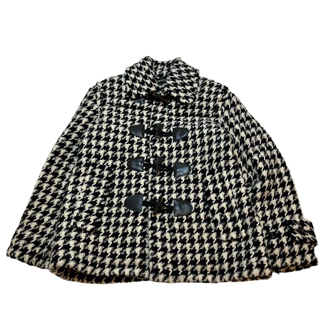 tricot COMME des GARCONS　ショートダッフルコート　千鳥