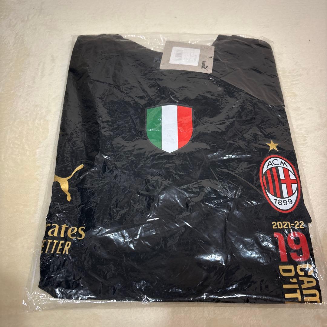 新品 AC Milan 2021-22 ミラン優勝記念Tシャツ Lサイズ