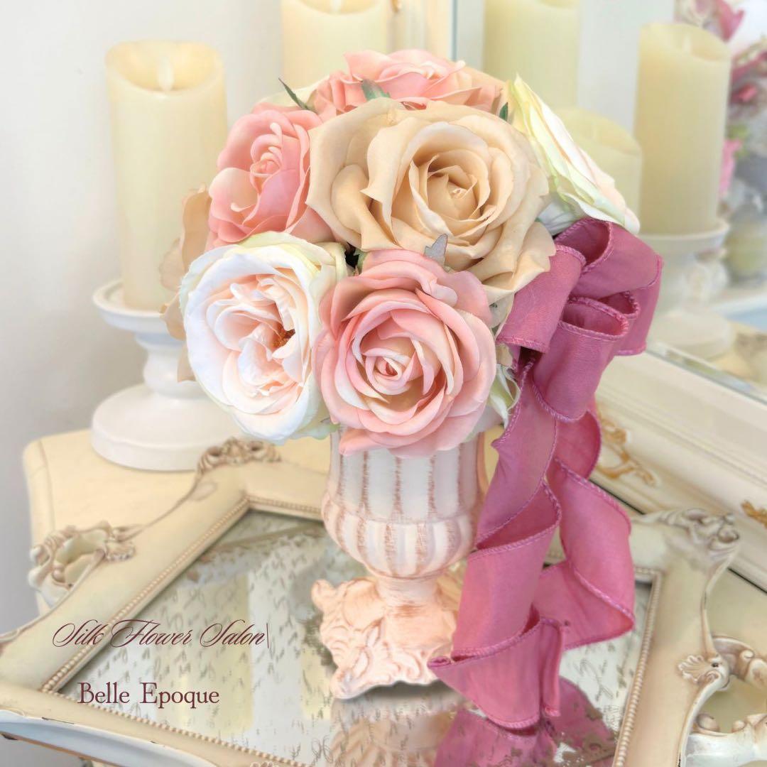 【新作】エレガントなアーティフィシャルフラワーのアレンジメント