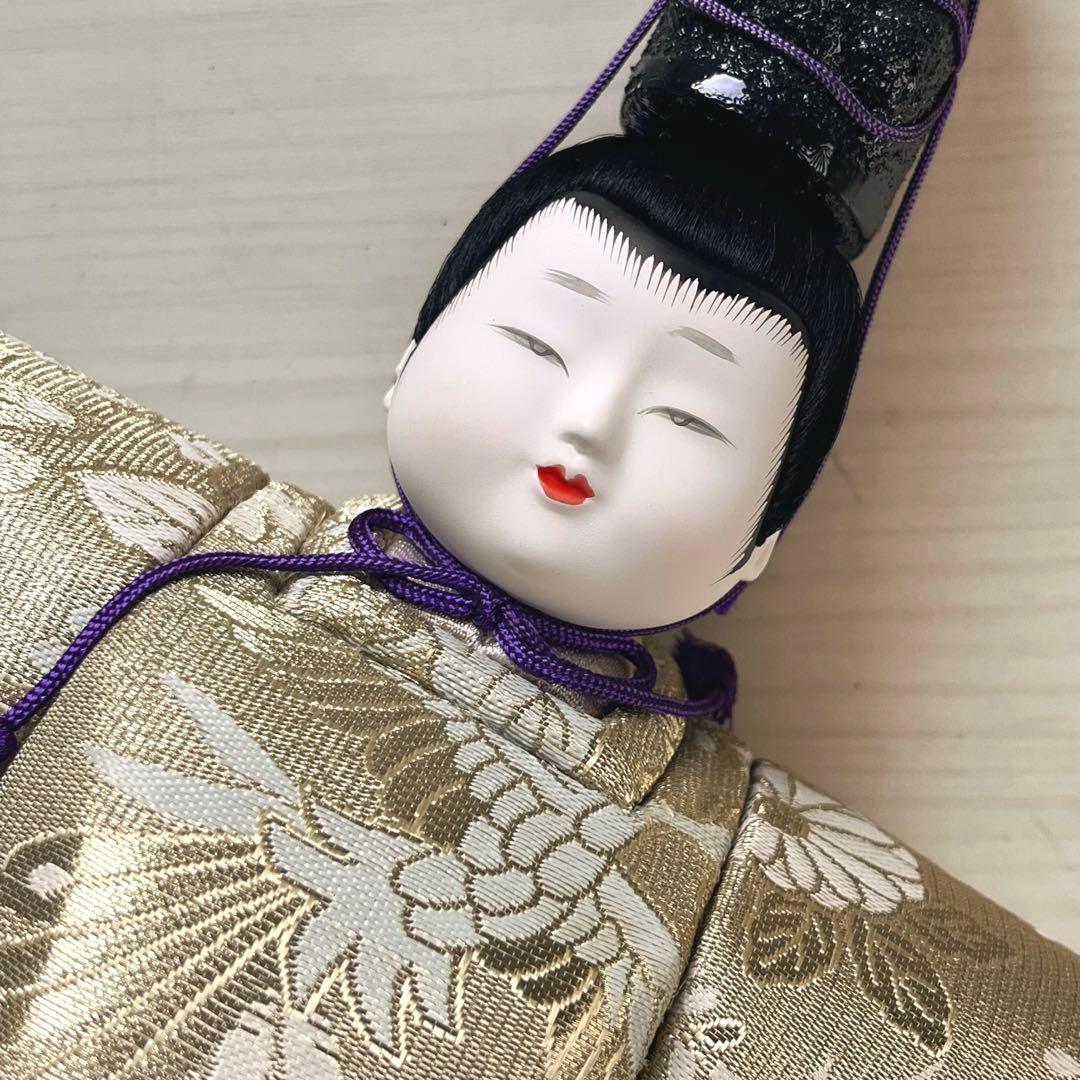 東芸芳山　きめこみ人形　木目込み雛人形　立ひな　桃山　ひな祭り　雛飾り　レトロ