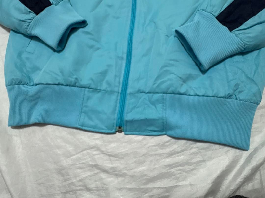 PUMA トラックジャケット　ジャージ　水色　ビッグロゴ　　大きいサイズ　O