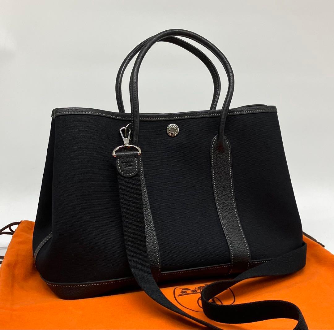⭐️ MAA エルメス ガーデンパーティ TPM トートバッグ ブラック
