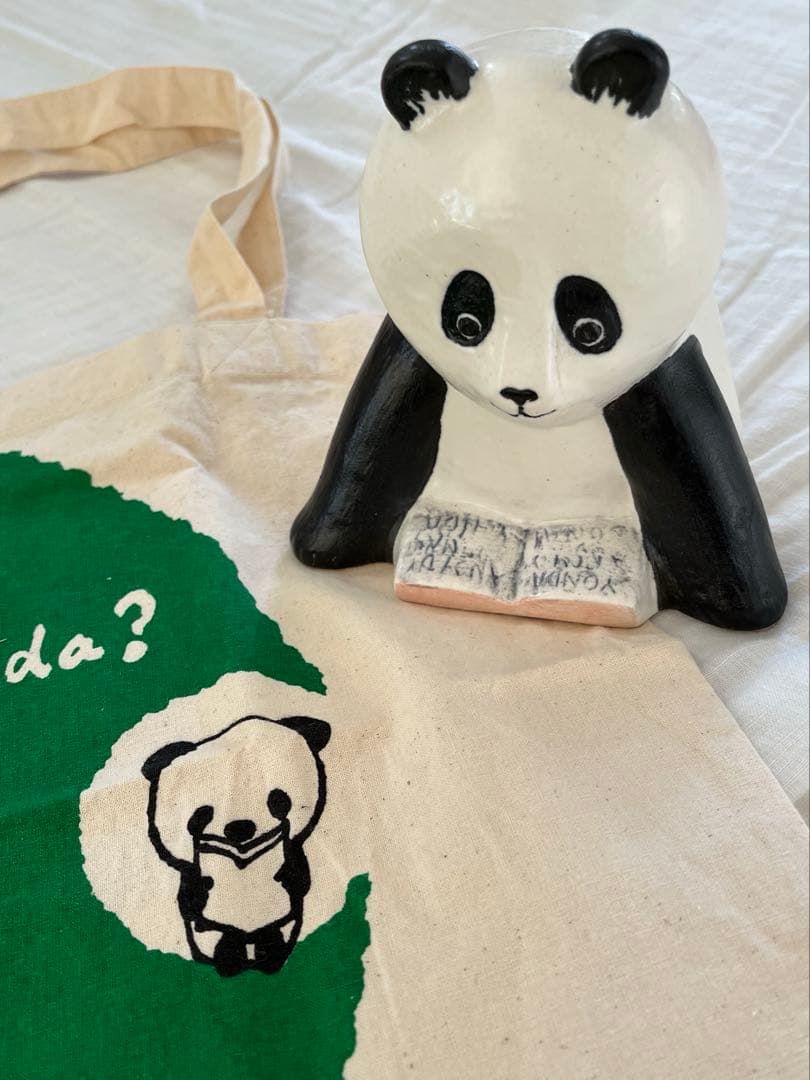 非売品　リサラーソン　パンダ　陶器　yonda? 箱有り　おまけ付き