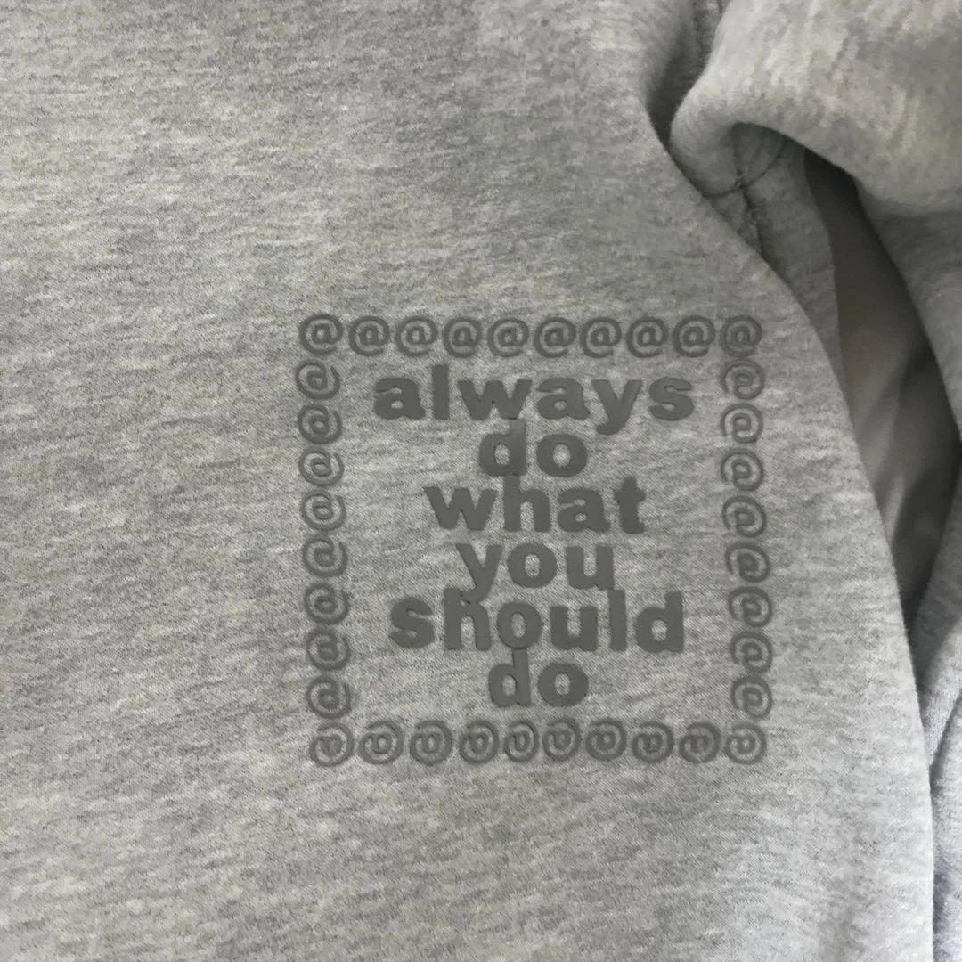 always do what you should do ジップパーカ