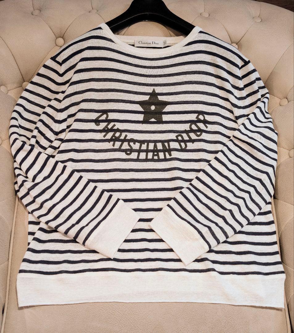 Dior　D-Stripeセーター Dioriviera 38 ボーダーニット
